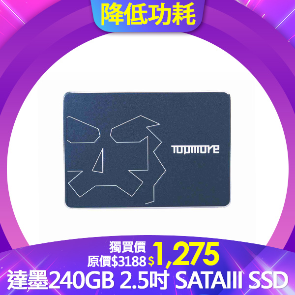 達墨 240GB 2.5吋 SATAIII SSD