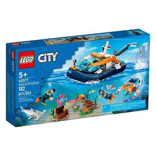 LEGO 60377 探險家潛水工作船